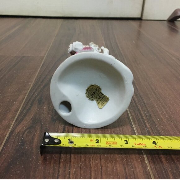 Vintage Sabre Ceramic Violin Player Figure 8 Inches Rococo Baroque Victorian - Picture 2 of 8